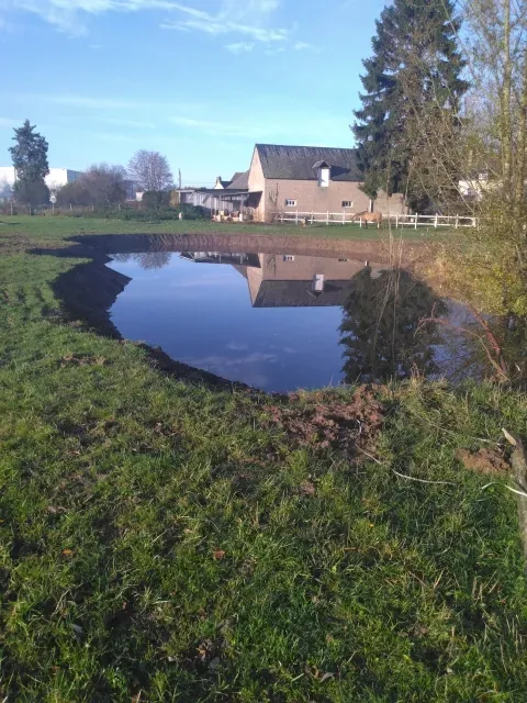Mare de rétention d'eau